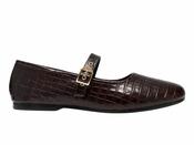 Clarks Livia Jane - Dark Brown Crocodile (D) image
