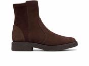 Clarks Nella Bay - Dark Brown Suede (D) image