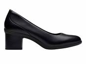 Clarks Shaya Poppy - Black Leather (E) image