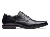 Clarks Howard Cap - Black Leather G image