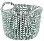 CURVER 3L KNIT ROUND BASKT DUCK EGG BLUE