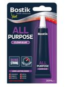 BOSTIK ALL PURPOSE GLUE 20ML TUBE CLEAR image
