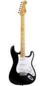 SX SST57+ 3/4 Size | Vintage Electric Guitar with Gigbag | Black image