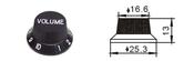 Dr. Parts PNB1-V Volume Knob | Black