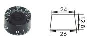 Dr. Parts PNB2 Speed Knob | Black