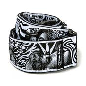 Dunlop –  ILoveDust Strap Skulls Black and White