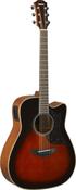 Yamaha A1M Mark II | Acoustic Electric Guitar | Tobacco Brown Sunburst image