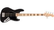 Affinity Series® Active Jazz Bass® V, Maple Fingerboard, Black Pickguard, Black Metallic