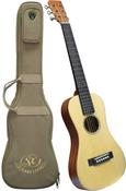SX Travel Guitar with Cover | Natural image