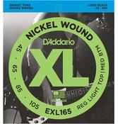 D’Addario EXL165 Nickel Wound 4-String Bass String Set | 45-105