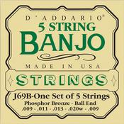 D’Addario EJ69B | Ball end 5-String Banjo Set | 09-20