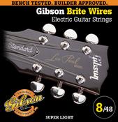 Gibson Brite Wires Guitar String Set | Super Light image