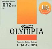 Olympia HQA | Acoustic Guitar Strings| Phosphor Bronze | 12-53 set image