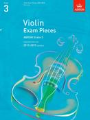 ABRSM Violin Exam Pieces 2012-2015, Violin Part | Grade 3 image
