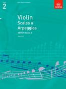 ABRSM Scales &amp; Arpeggios for Violin 2012-2015 | Grade 2 image