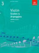 ABRSM Scales &amp; Arpeggios for Violin 2012-2015 | Grade 3 image