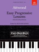Attwood | Easy Progressive Lessons: 4 Sonatinas (Grades 2-4) image