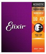 Elixir Acoustic Guitar Nanoweb 10-47 Extra Light Phosphor Bronze image