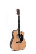 Sigma Cutaway Dreadnought Guitar with Pickup/Tuner image