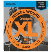D’Addario EJ20 | Nickel Electric Jazz Guitar Strings | Extra Light 10-49 image