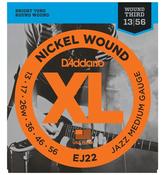 D’Addario EJ22 | Nickel Electric Jazz Guitar Strings  | Medium 13-56 image