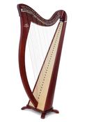 Camac Hermine Harp |34-String | Mahogany Finish image