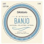 D’Addario EJ60 Nickel Plated G Banjo Strings | Light Plus 095-20
