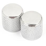 Telecaster®/Precision Bass® Knobs, Knurled Chrome (2)