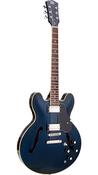 SX SEL6 | Hollow Body Maple with F holes | Rosewood |Glitter Blue