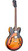 SX SEL6 | Hollow Body Flame Okoume with F holes | Rosewood |Vintage SB