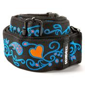 DUNLOP – JIMI HENDRIXâ„¢ BLACKLIGHT MONTEREY BLUE STRAP