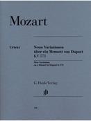Mozart | 9 Variations on a Minuet by Duport K. 573 | Piano Solo