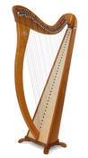 Camac Hermine Lever Harp |34-String | Cherry Finish
