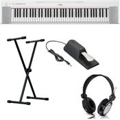 Yamaha NP-35 Bundle with Yamaha Sustain Pedal, X style and Headphones |White image