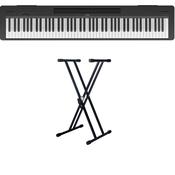 Yamaha P-145BT Bundle | Economy | Double Braced Stand | BLUETOOTH