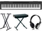 Yamaha P-145BT Bundle | Standard | Stand | Bench | Headphones | BLUETOOTH