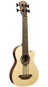 Tiki Uku TKB150CE | Bass Ukulele with Pickup | Solid Spruce