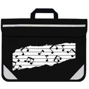 Mapac: Music Bag Duo - Music Notes (Black) image