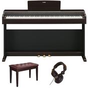 Yamaha YDP145 Standard Bundle | with Piano Stool and Headphones | Rosewood image