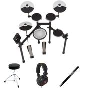 Roland TD02KV-B2 | Deluxe Drum Kit Bundle | Stool, Bass Drum Pedal, Headphones, sticks