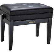 Roland RPB-400BK | Adjustable Piano Bench | Music Compartment | Pin Cushion Style Seat | Satin Black image