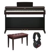 Yamaha YDP165 Standard Bundle | with Piano Stool and Headphones | Rosewood image