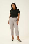 Kaffe Curve Sakira Crop Trousers in Beige image