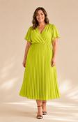 Daphne Dress in Lime image