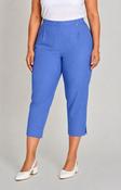 Robell Crop Trousers | Cornflower Blue image