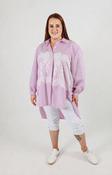 Rosie Sparkle Shirt in Pink with Lace