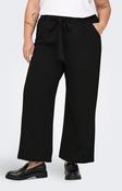 Only Carmakoma Lux Palazzo Trousers in Black image