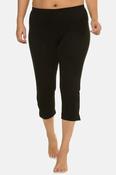 Ulla Popken Capri Leggings in Black image