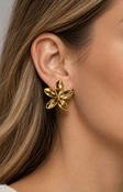 Calliope Earrings in Gold image
