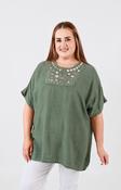 Cathy Blouse in Khaki